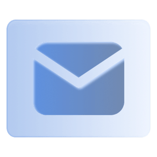 Bezittelsel e-mailicoon voor het opnemen van contact met de klantenservice voor assistentie